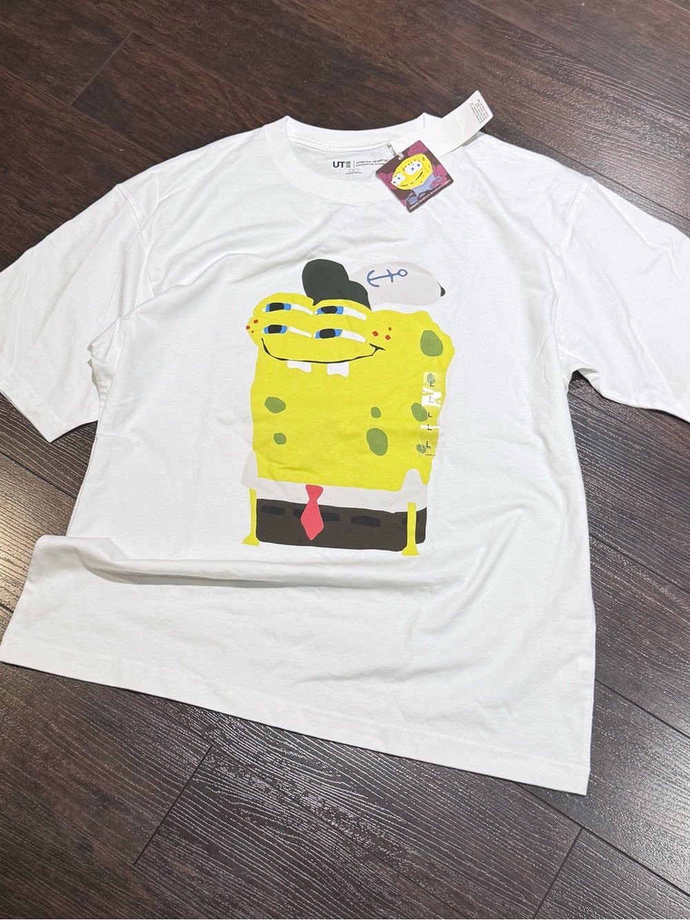 NWT! Spongebob x Cactus Plant Flea Market x Uniqlo T-Shirt Men’s Size L CPFM